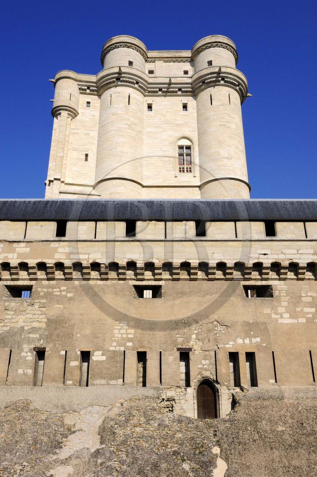France, Val-de-Marne (94), Vincennes, le château de Vincennes, le donjon