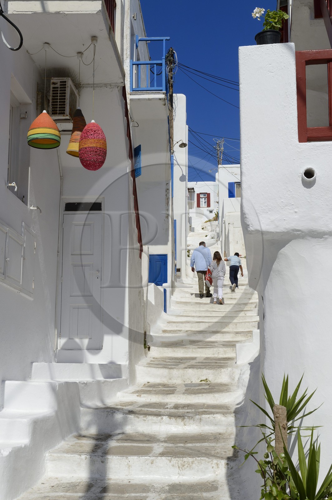 Grèce, Les Cyclades, mer Égée, île de Mykonos, Chora (Mykonos town)