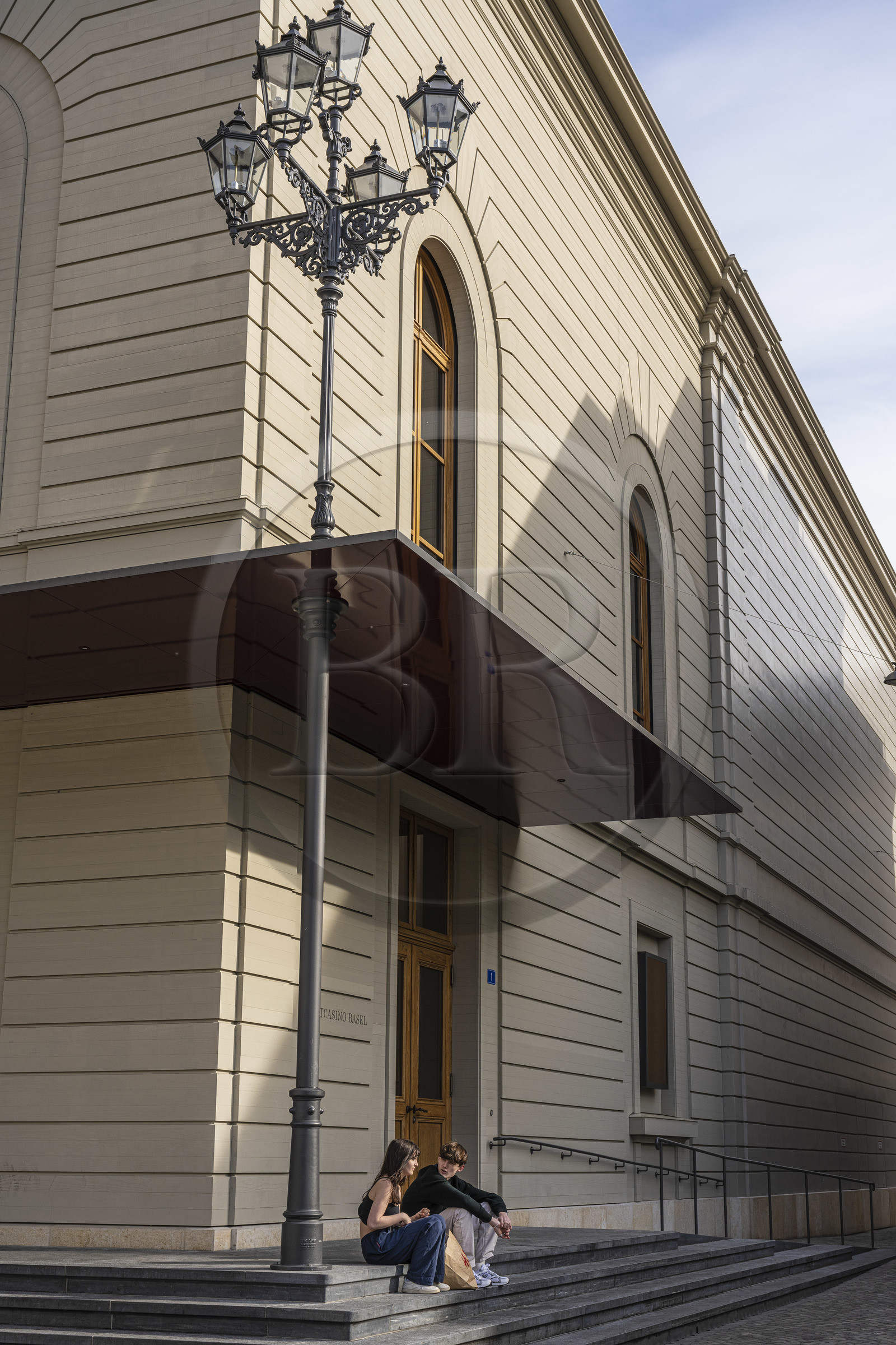 Suisse, Bâle, la salle de concert Stadtcasino Basel restructuré par les architectes Herzog et de Meuron