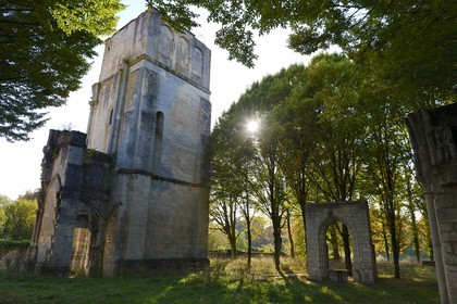 France, Meuse (55), Verdun,  la citadelle, l'ancienne tour Saint-Vanne qui est un vestige de l'abbaye