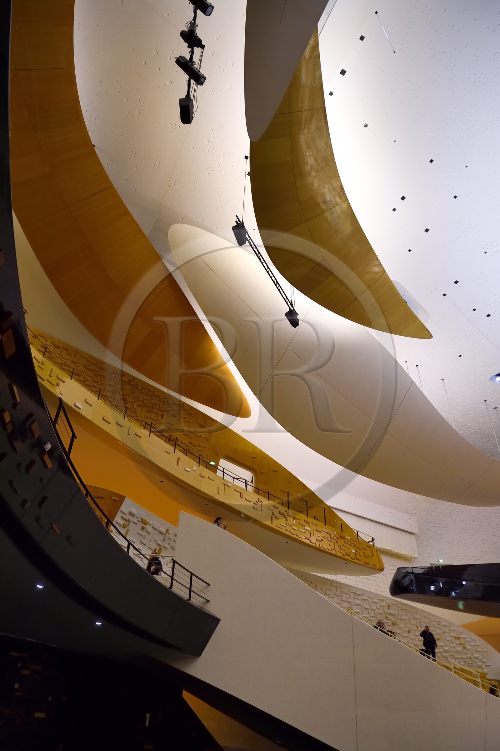 France, Paris (75), Le Philarmonie de Paris de l'architecte Jean Nouvel