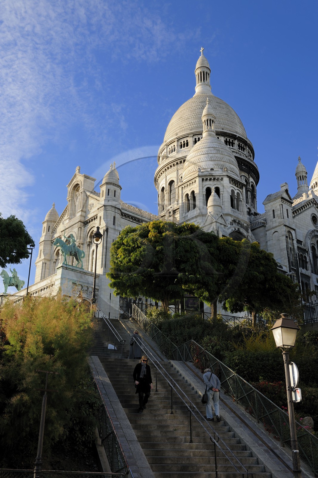 France, Paris (75), le Sacré Coeur sur la Butte Montmartre