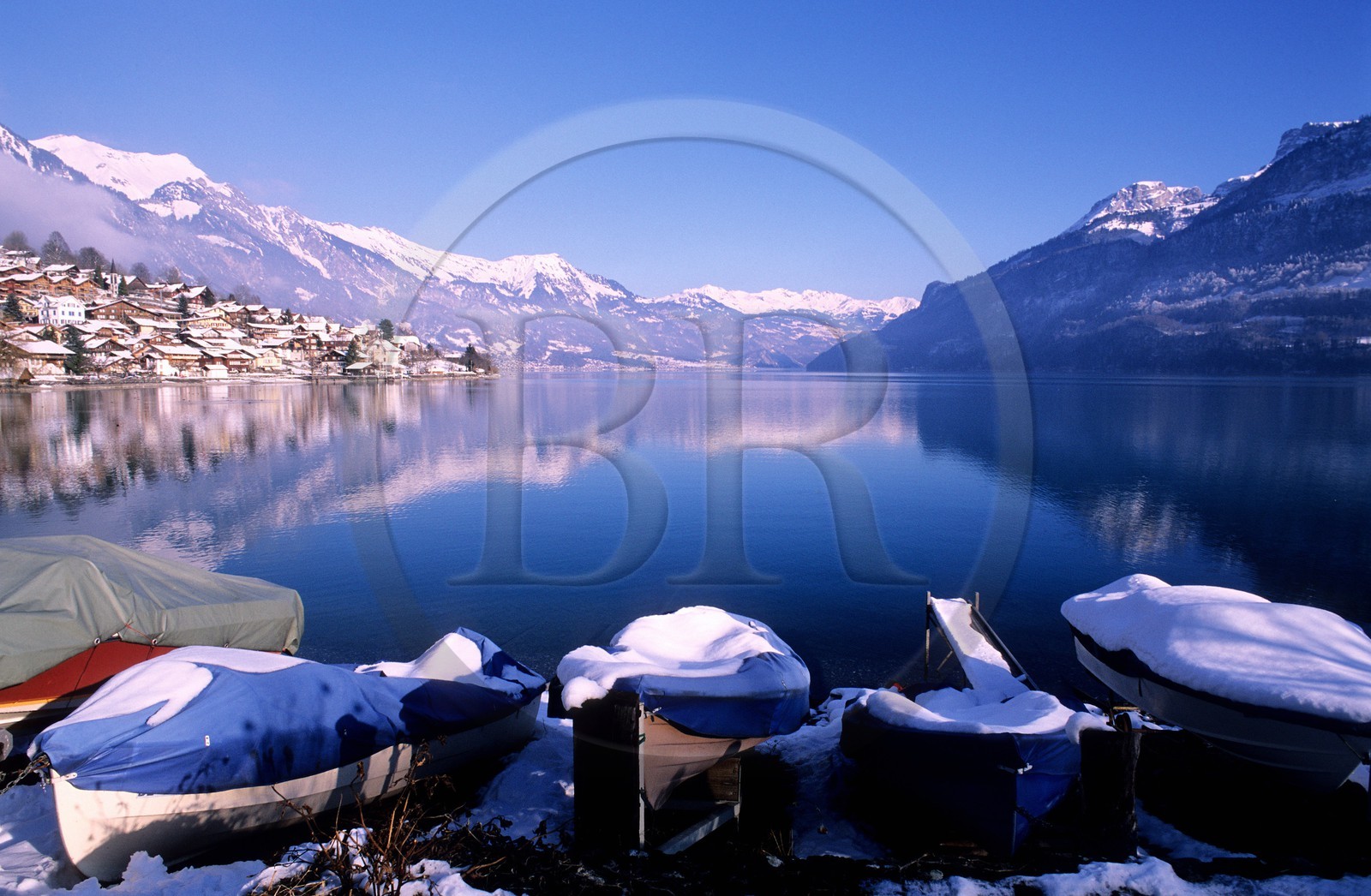 Suisse, région de Bern (Oberland Bernois), lac de Brienz