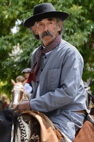 Argentine, province de Buenos Aires, San Antonio de Areco, gaucho à la fête du Jour de la Tradition (Dia de la Tradicion)