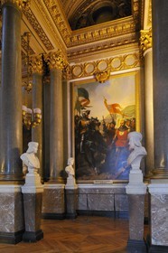 France, Yvelines (78), château de Versailles, classé Patrimoine Mondial de l'UNESCO, Musée de l’Histoire de France crée par Louis-Philippe dans l'aile du Midi, Galerie des Batailles