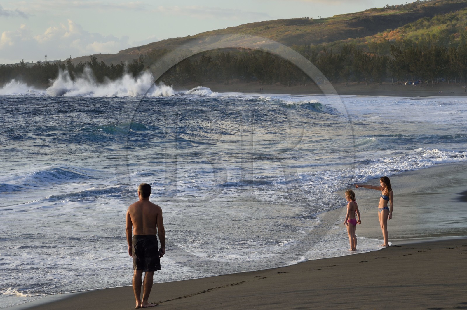 France, Ile de la Reunion, L'Etang Salé les Bains, la plage
