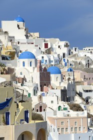 Grèce, Les Cyclades, mer Égée, île de Santorin (Thira ou Théra), village de Oia