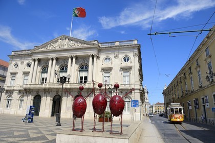 Portugal, Lisbonne, la Mairie de Lisbonne (Camara Municipal) à Prace do Municipio