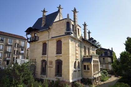 France, Meurthe-et-Moselle (54), Nancy, la Villa Majorelle de style Art Nouveau par l'architecte Henri Sauvage