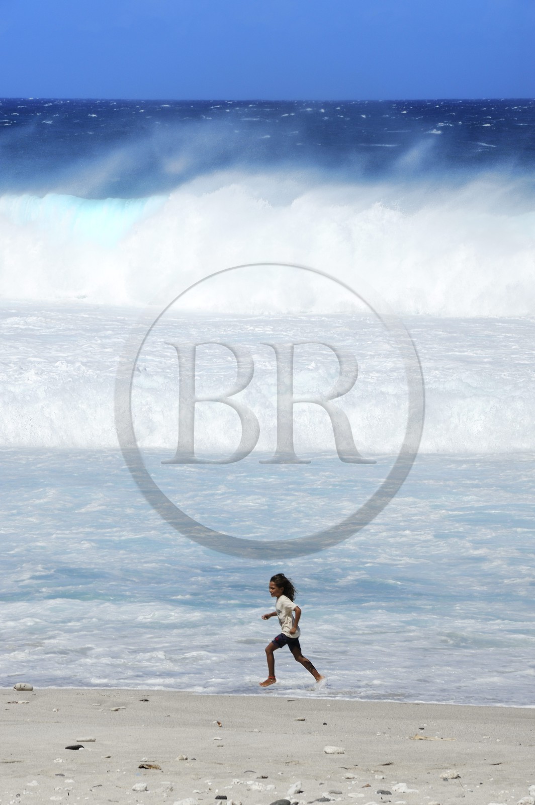 France, île de la Réunion, la côte sud, plage de Grand-Anse