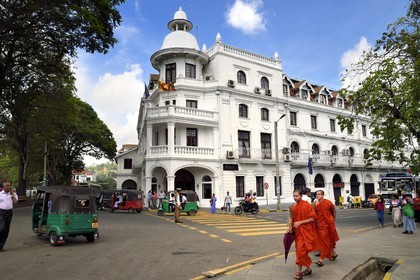 Sri Lanka, center province, Kandy, the Queen hotel dating from the colonial era