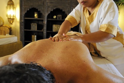 Tanzanie, archipel de Zanzibar, île de Unguja (Zanzibar), côte Sud-Est, Bwejuu, le luxueux Baraza Resort & Spa