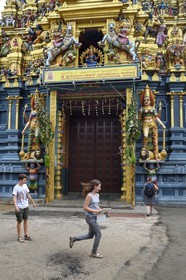 Sri Lanka, Province du Centre, Matale, temple hindou Sri Muthumariamman