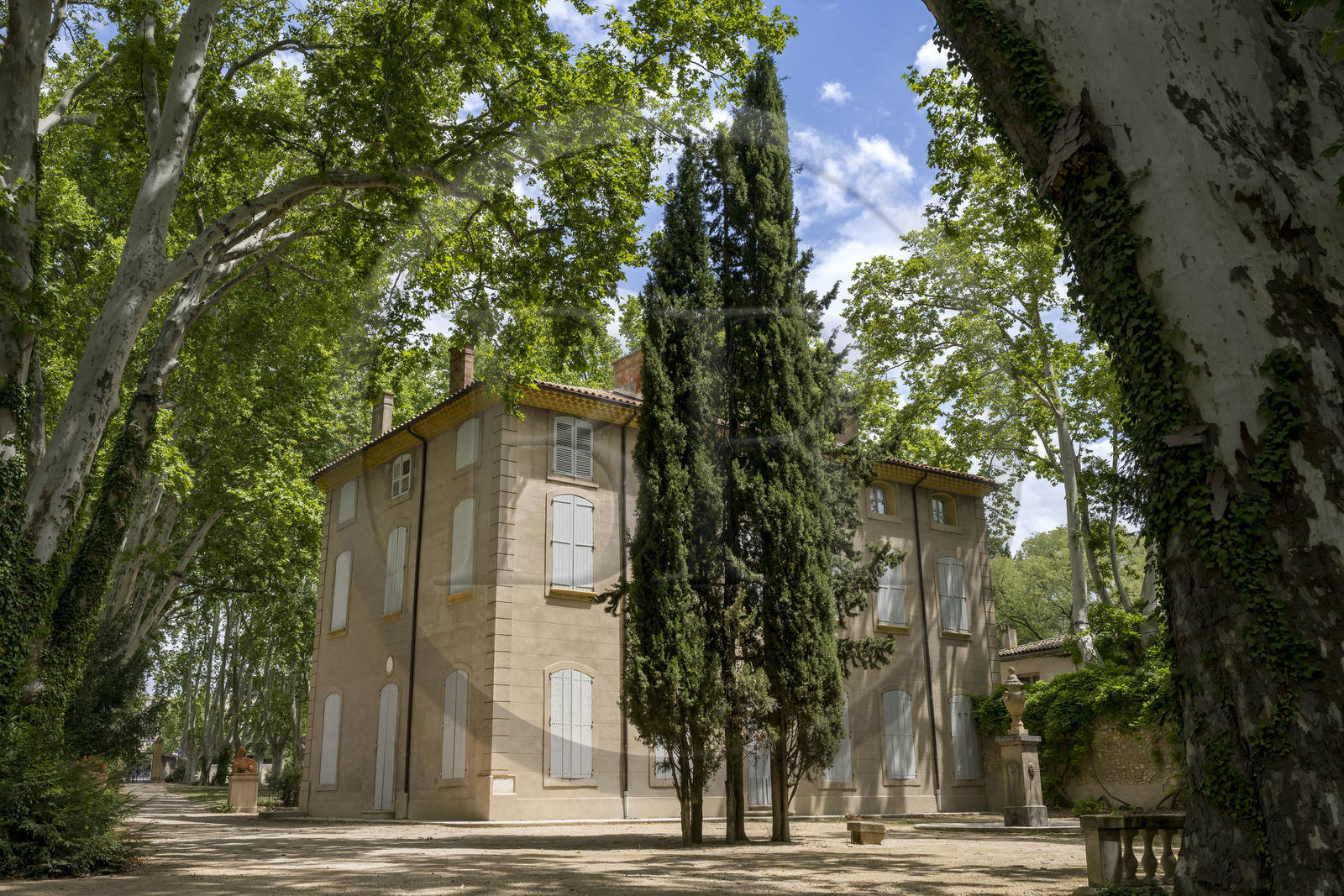 France, Bouches-du-Rhône (13), Aix en Provence, Bastide du Jas de Bouffan, ancienne demeure de Paul Cezanne de 1859 à 1899