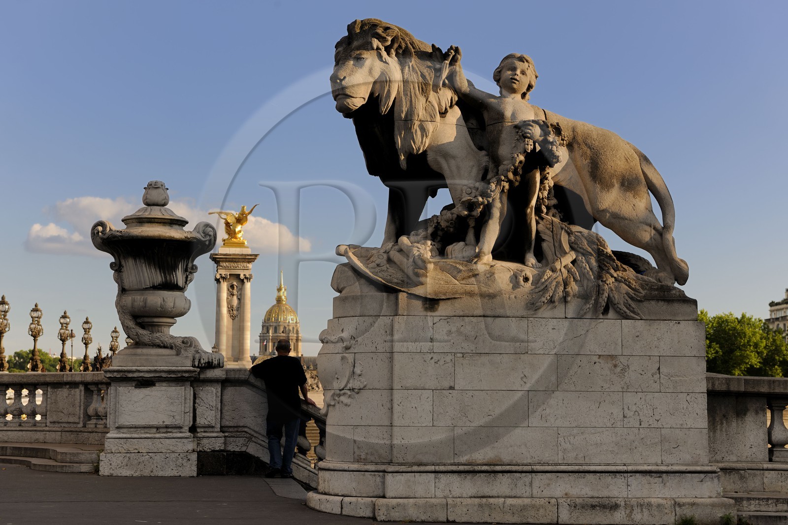 France, Paris (75), le Pont Alexandre III