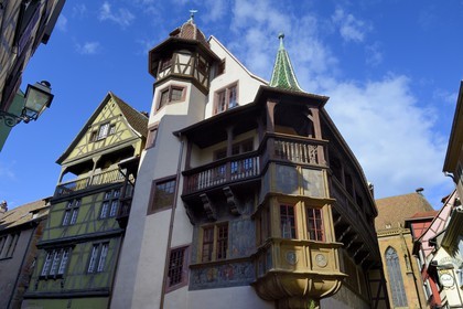 France, Haut-Rhin (68), Colmar, la maison Pfister de style Renaissance (1537) dans la rue des Marchands