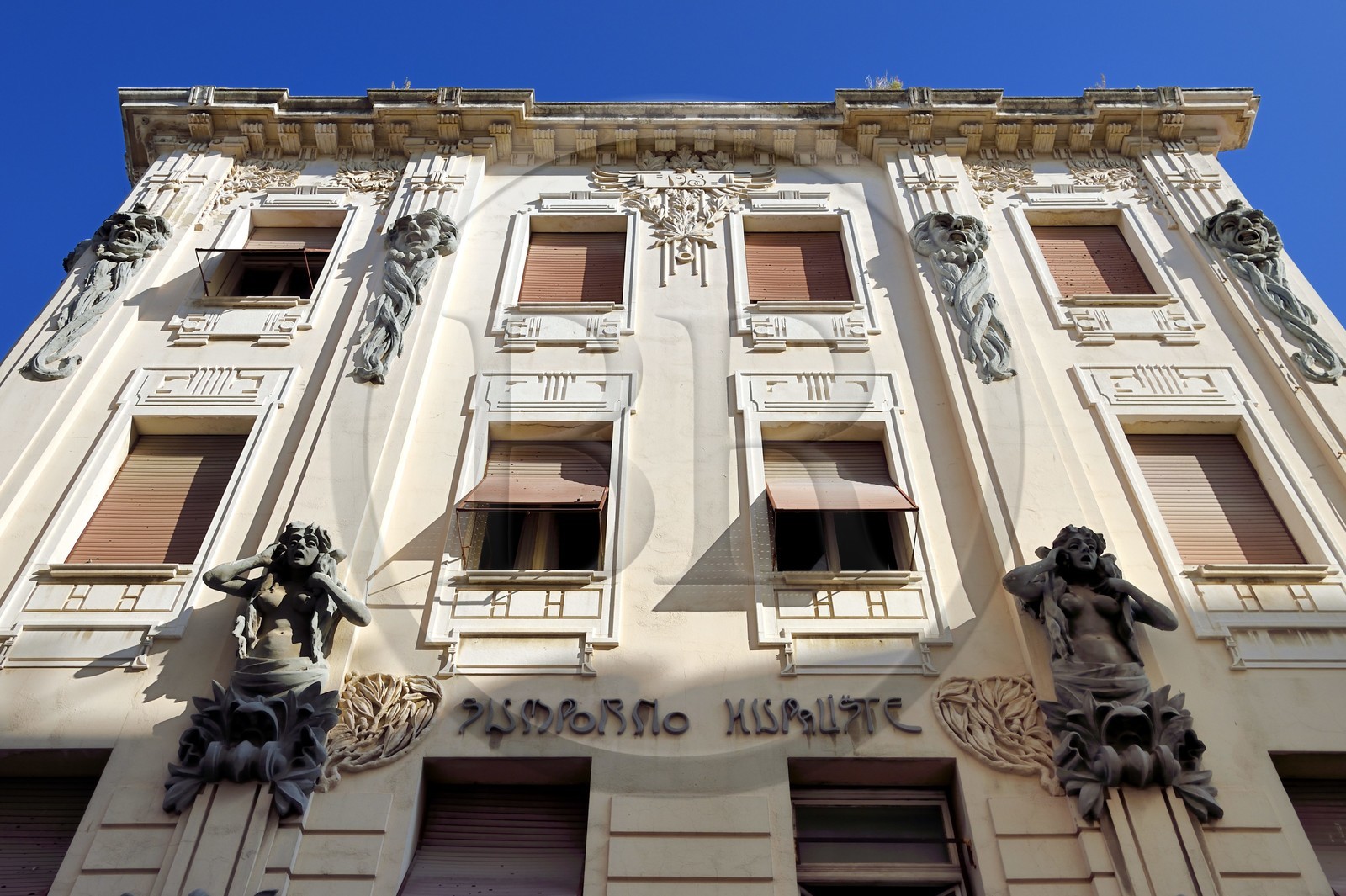 Croatie, Dalmatie, cote dalmate, Split, le Sulphur Spa, immeuble Art Nouveau de 1903 par l'architecte Kamilo Toncic