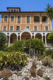 Italy, Liguria, Province of Imperia, Ventimiglia, Hanbury Botanical Garden, Palazzo Orengo