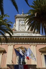 France, Corse-du-Sud (2A), Ajaccio, l’hôtel de ville place Maréchal Foch