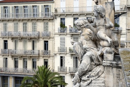 France, Var (83), Toulon, place Victor Hugo, opéra de Toulon, ancien Théâtre municipal