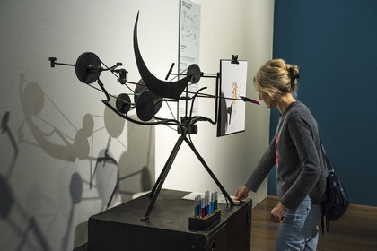Suisse, Bâle, musée Tinguely, Méta-Matic No. 10, 1959 de Jean Tinguely