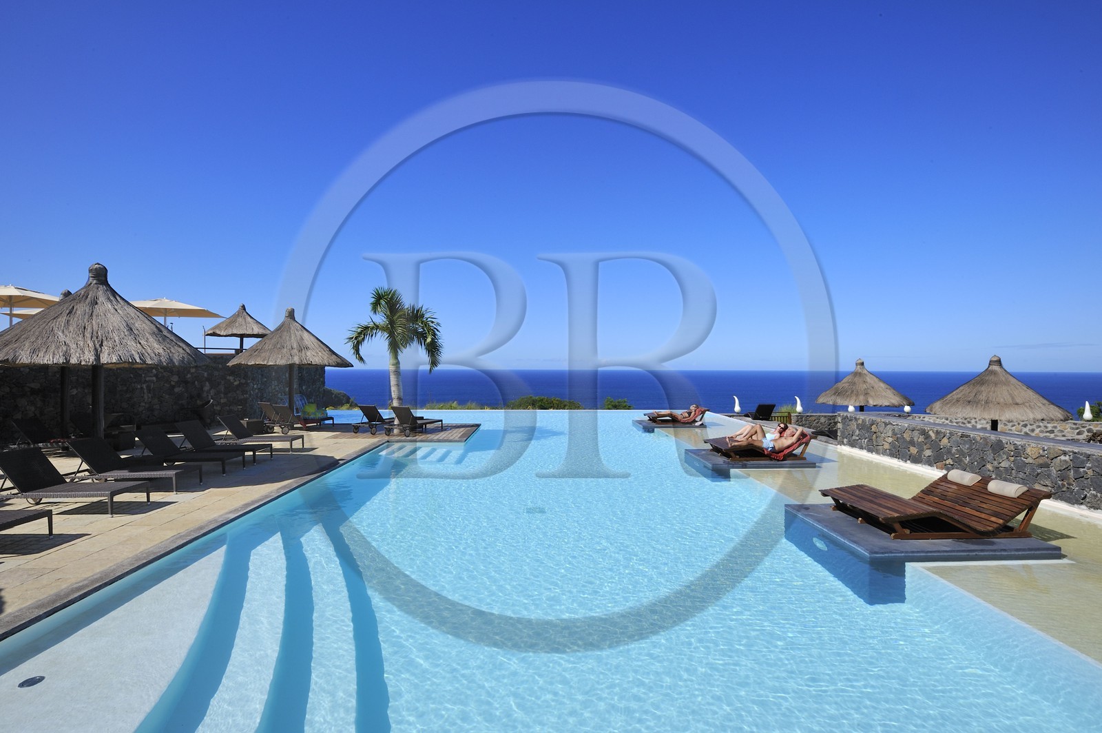 France, île de la Réunion, côte sud, Grande-Anse, hôtel Palm