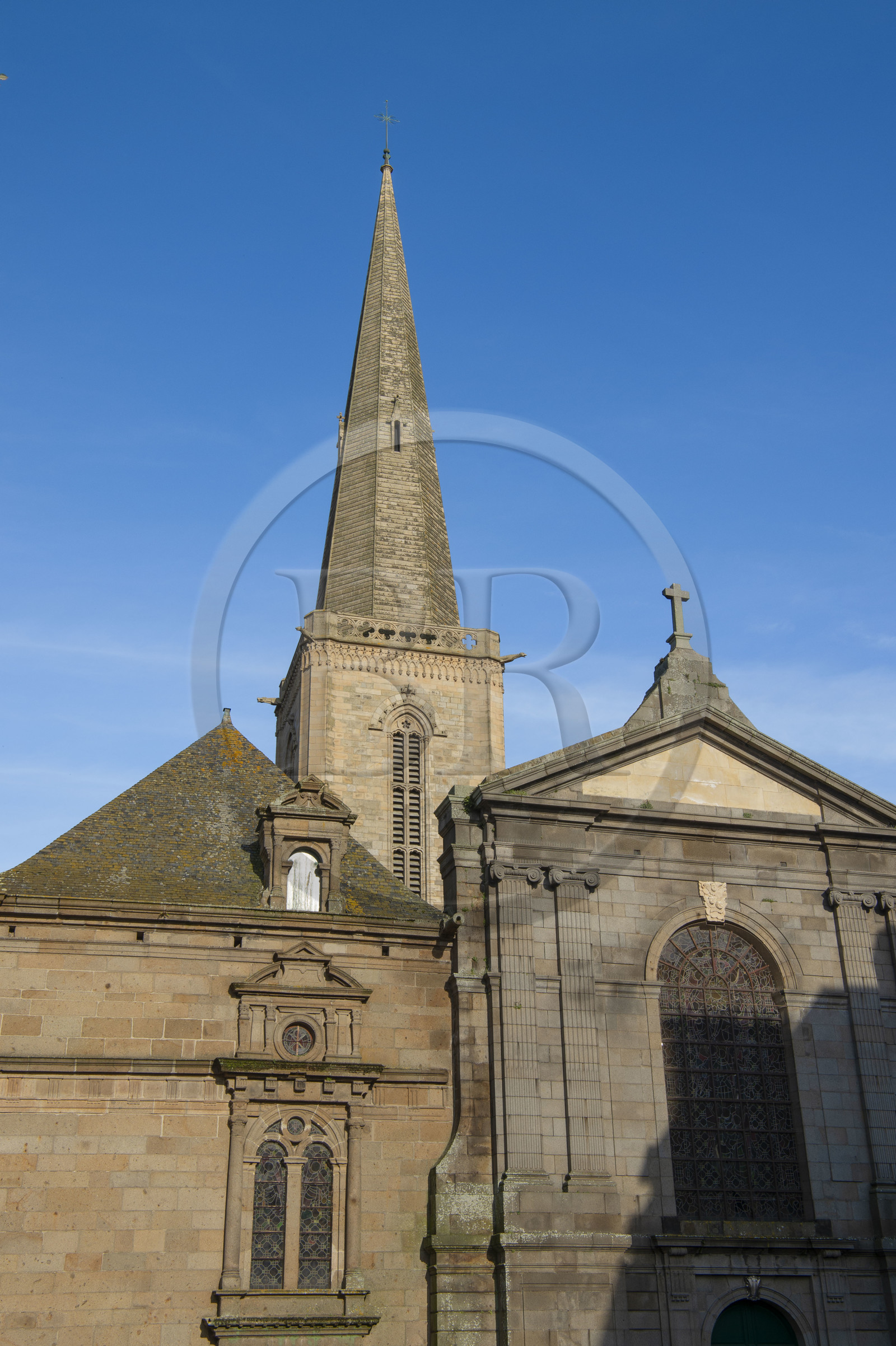 France, Ille-et-Vilaine (35), Côte d'Emeraude, Saint-Malo, la cathédrale Saint-Vincent