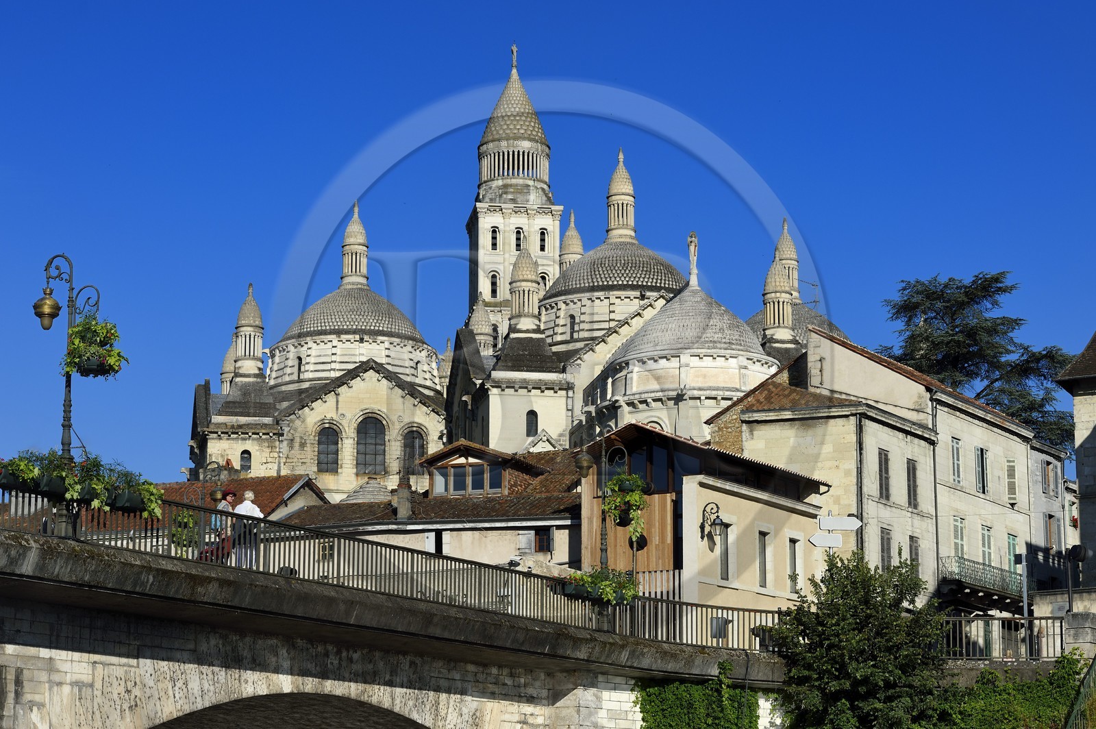 France, Dordogne (24), Périgord Blanc, Périgueux, Cathédrale Saint-Front, étape sur le chemin de Saint-Jacques-de-Compostelle site classé Patrimoine Mondial de l'UNESCO,