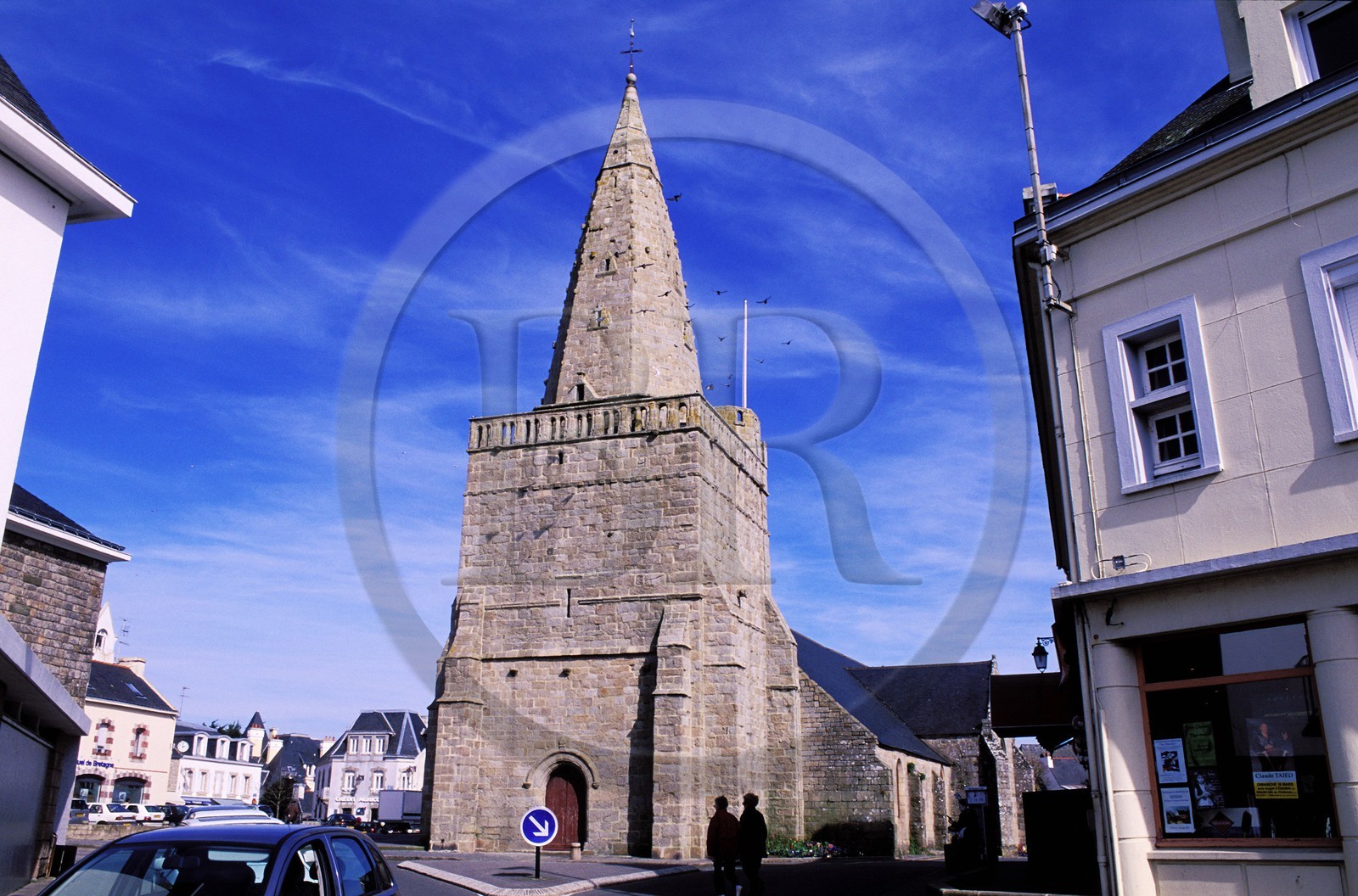 France, Morbihan, Lorient region, Larmor Plage, church of Notre Dame de la Clarte