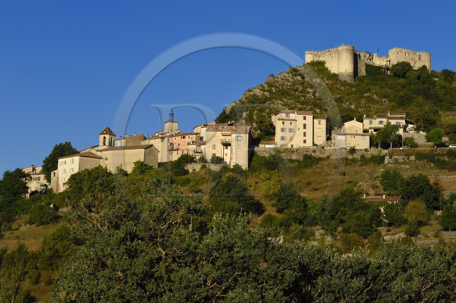 France, Var (83), Parc Naturel Régional du Verdon, village de Trigance