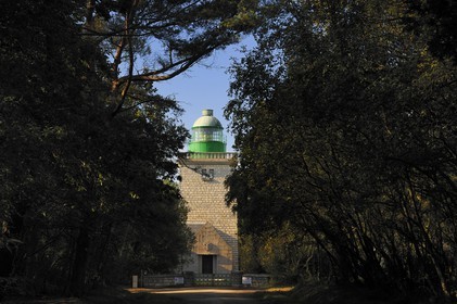 France, Seine Maritime (76), Pays de Caux, Côte d'Albâtre, vers Dieppe, phare d'Ailly