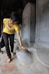 Vietnam, Hanoï, temple Van Mieu (temple de la Littérature) dédié à Confucius construit en 1070