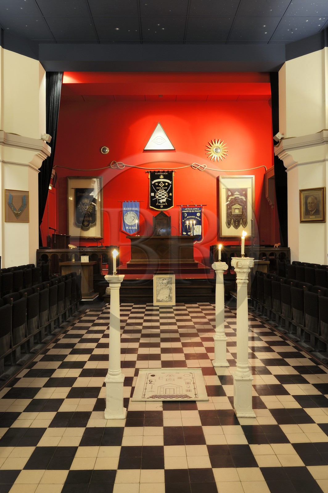 France, Paris, Grand Lodge of France (GLDF), Masonic Temple