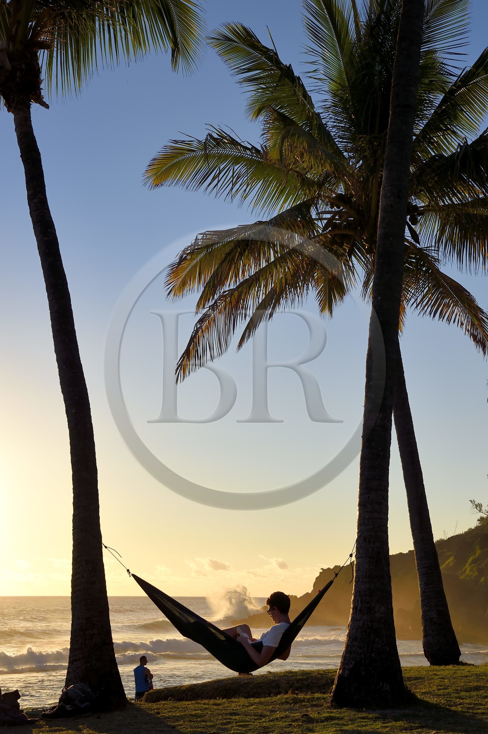 France, Ile de la Reunion, Petite-Ile sur la côte sud, plage de Grand-Anse