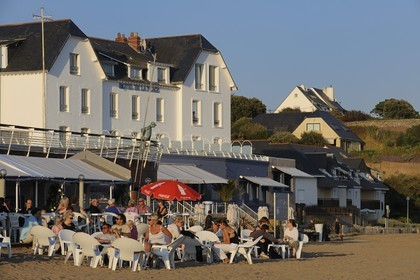 France, Loire-Atlantique (44), Saint-Nazaire, plage de Saint-Marc des vacances de Monsieur Hulot de Jacques Tati