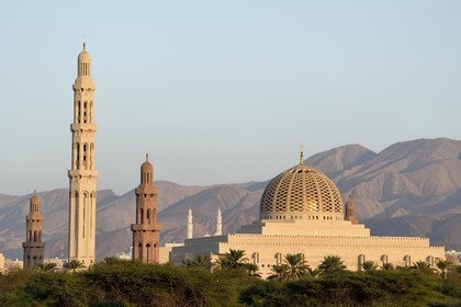 Sultanat d'Oman, Mascate, la Grande Mosquée du Sultan Qaboos (Qabus)