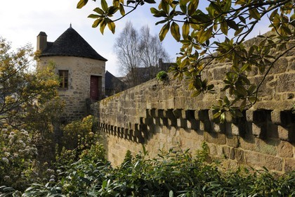 France, Finistère (29), Quimper, la tour Nevet dans les anciens remparts