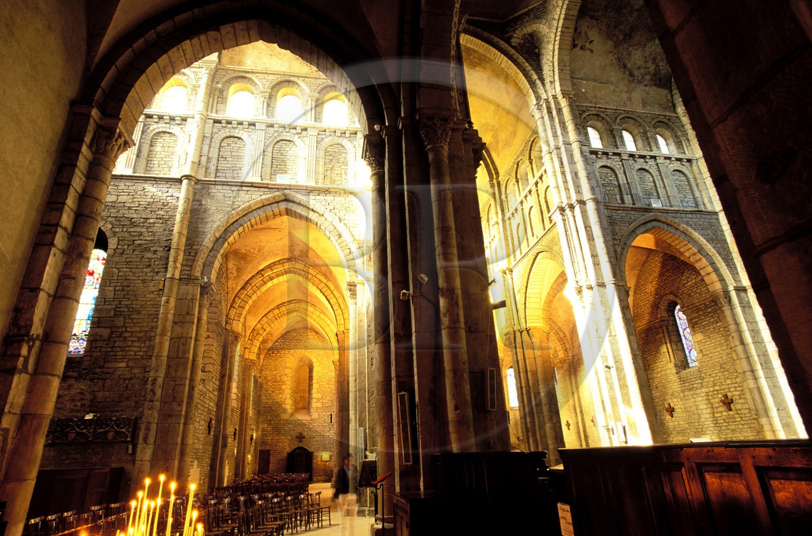 France, Saône-et-Loire (71), Paray-le-Monial, basilique du Sacré-Cúur (fin 11ème Siècle)