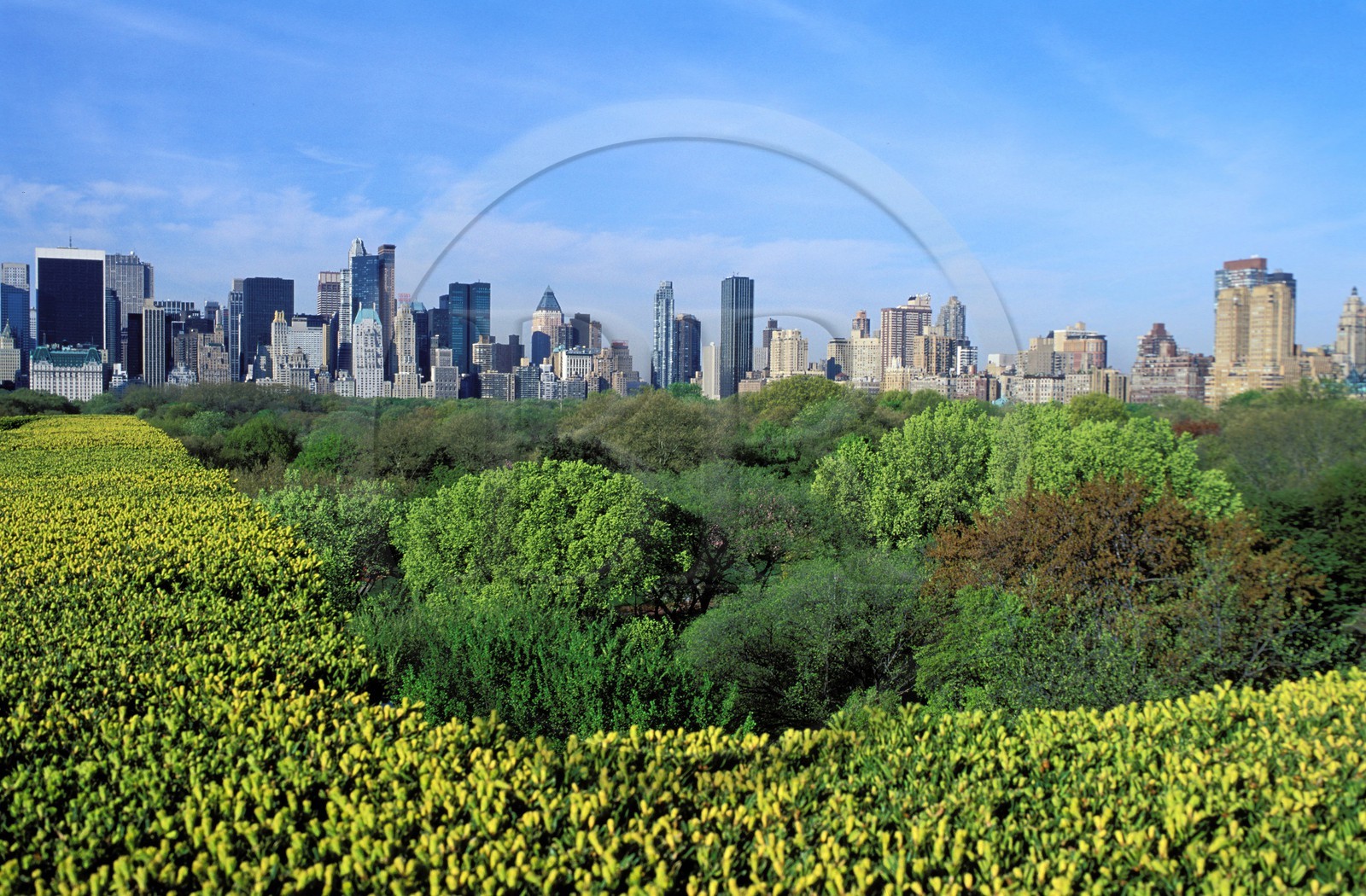 Etats-Unis, New York, Manhattan, Central Park, Upper Midtown et Upper West Side