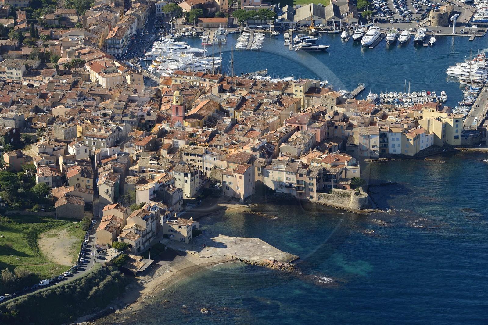 France, Var, Saint-Tropez, (aerial view)