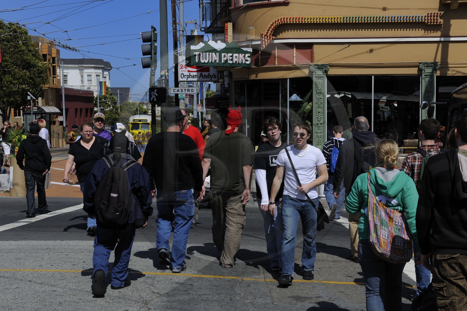 Etats-Unis, Californie, San Francisco, Castro street artère principale du gay district