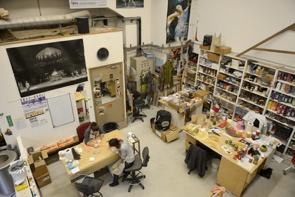 France, Paris (75), Opéra Garnier, les ateliers du costume, l'atelier décoration costume