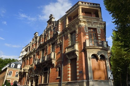 France, Allier (03), Vichy, rue de Belgique, le Castel Flamand construit à la fin du XIXe siècle par l'architecte Mizard