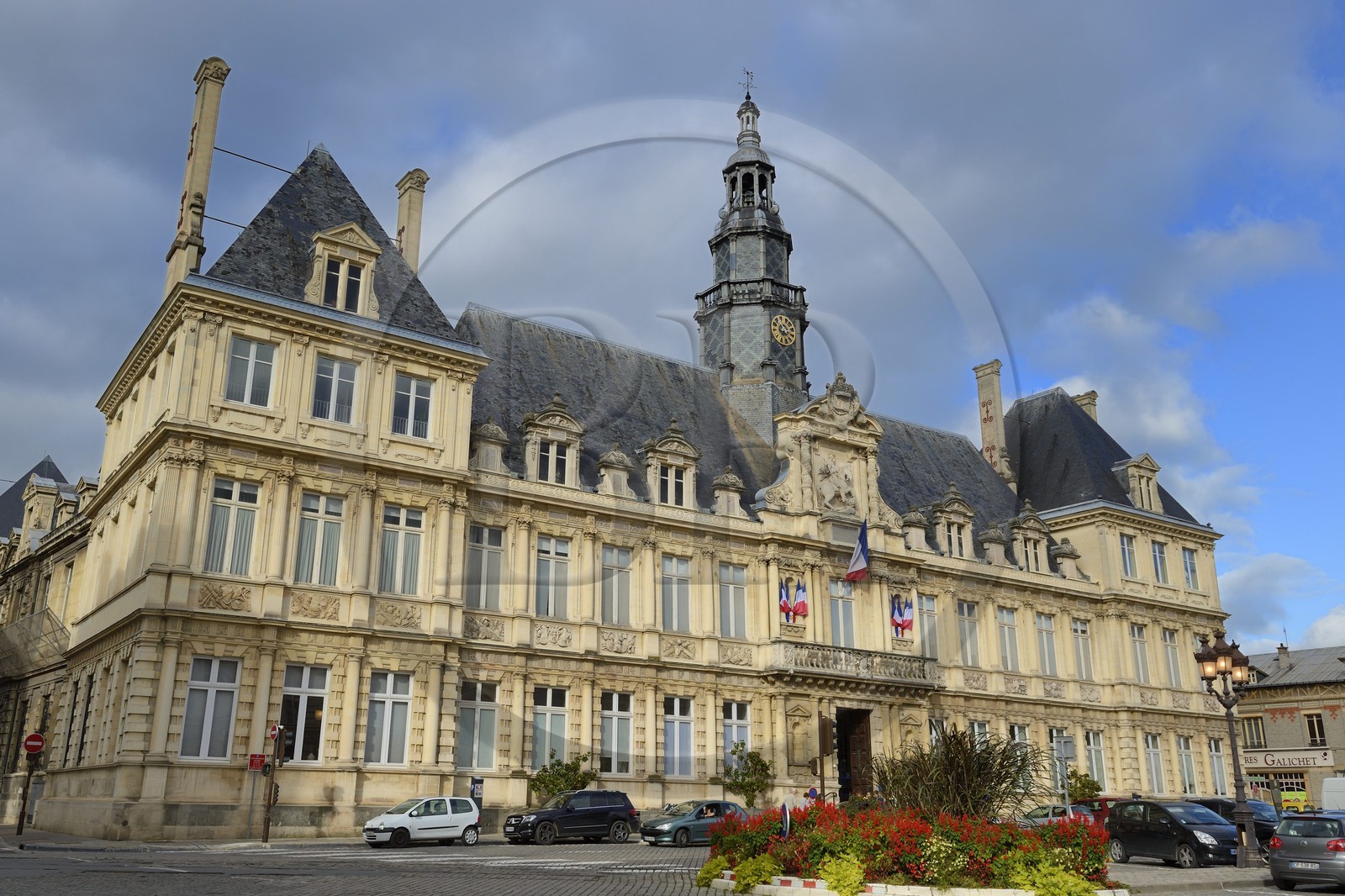 France, Marne (51), Reims, l'Hôtel de Ville