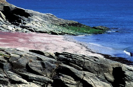 France, Morbihan (56), la plage des grands Sables sur l' île de Groix