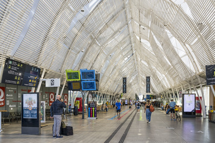 France, Hérault (34), Montpellier, la gare de Montpellier Saint-Roch