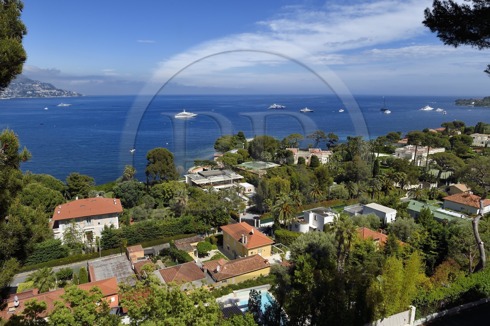 France, Alpes Maritimes (06), belles villas de Saint-Jean-Cap-Ferrat