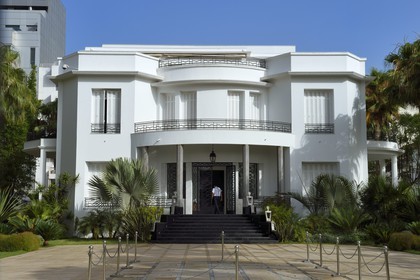 Morocco, Casablanca, Villa des Arts in Art Déco style built in 1934 on boulevard Brahim Roudani