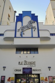 France, Paris, the Zebra (Zebre de) of Belleville