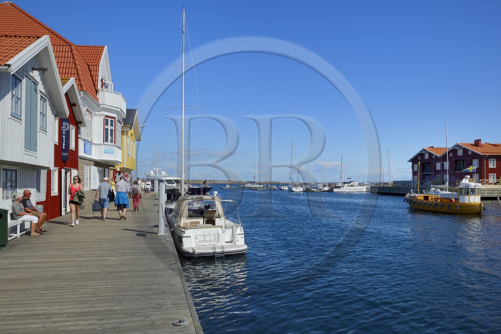 Suède, Västra Götaland, port de Smögen